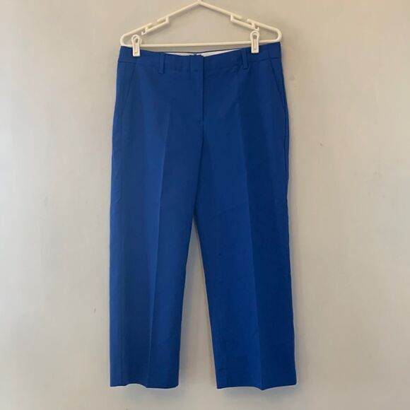 Talbots royal blue Chelsea fit pants Size 10 NWT - Picture 1 of 7